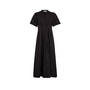 PoppyCC Emb Pleat Dress - Black