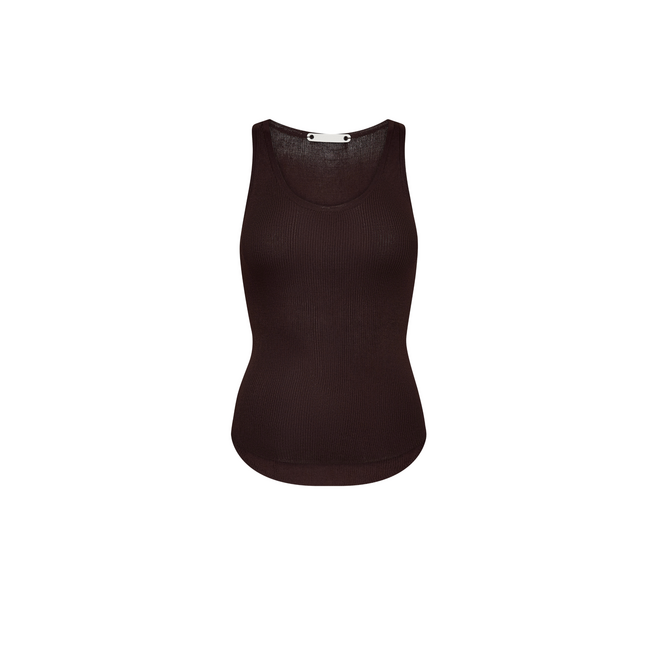 ClaireCC Rip Tanktop - Dark Brown