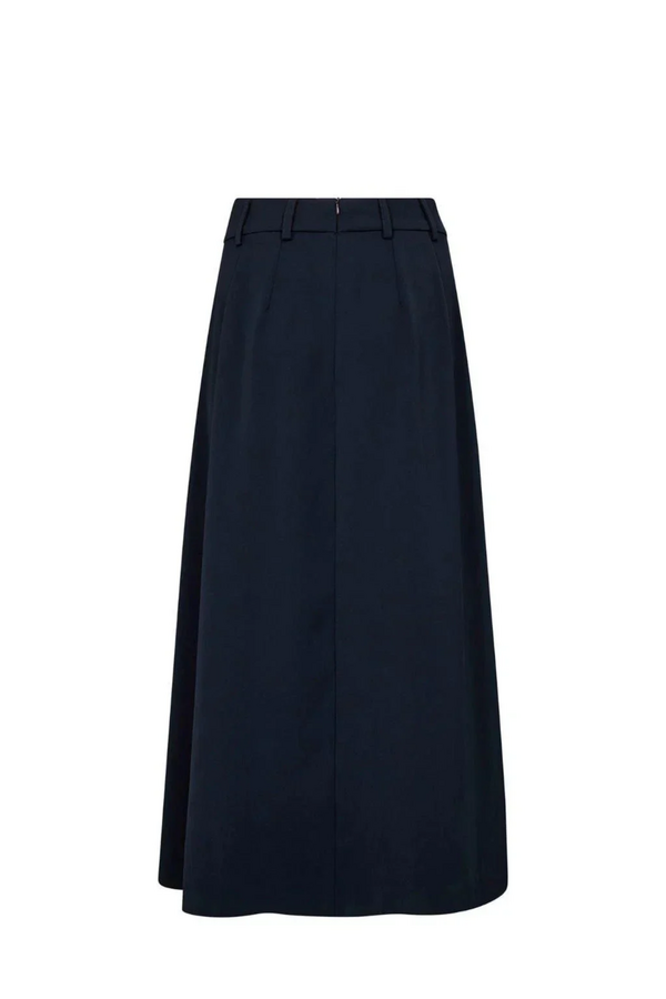 Anya Pleat Skirt - Navy