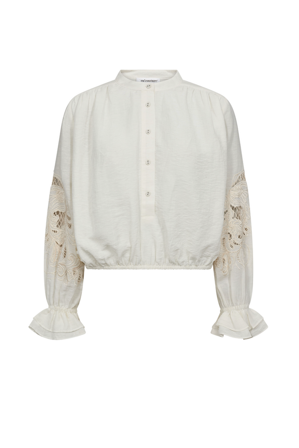 StinaCC Emb Blouse - Off White