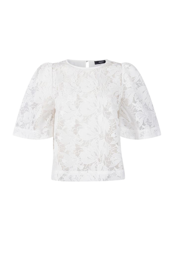 Rune Blouse Lace - Wit