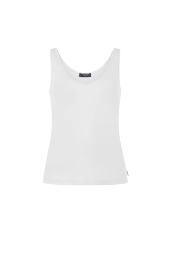 River Singlet Top - Wit
