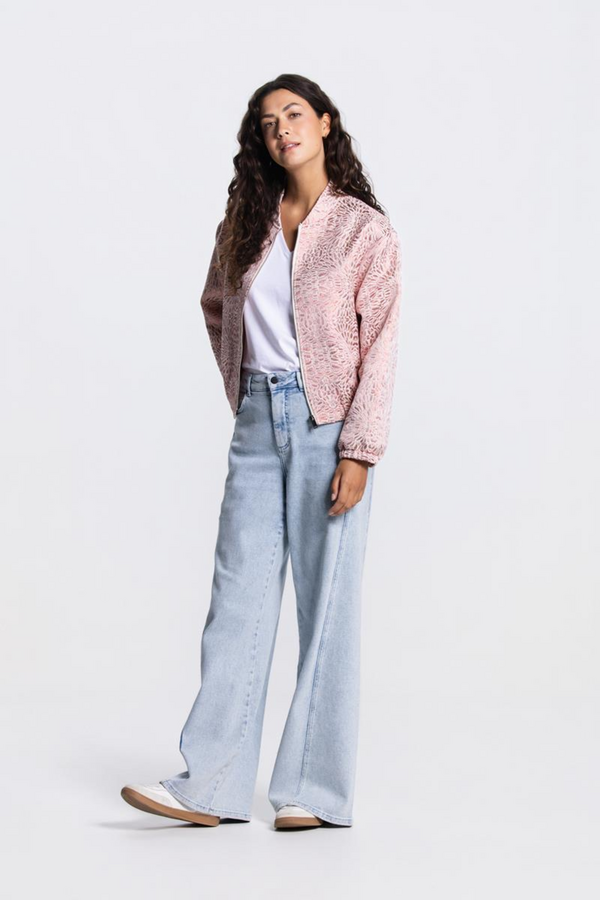 Rox Bomber Jacket - Blush