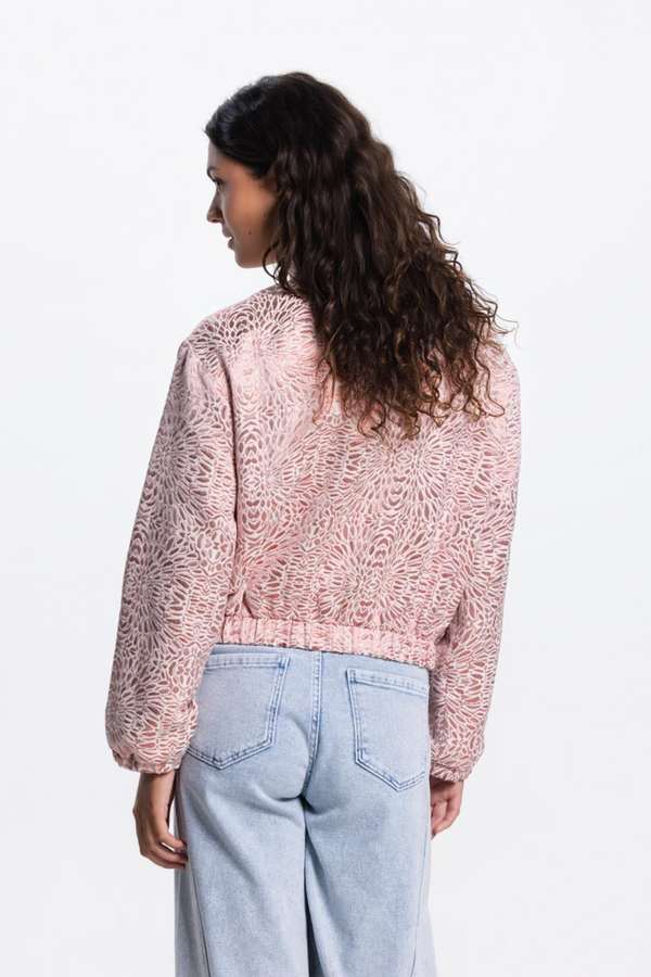 Rox Bomber Jacket - Blush