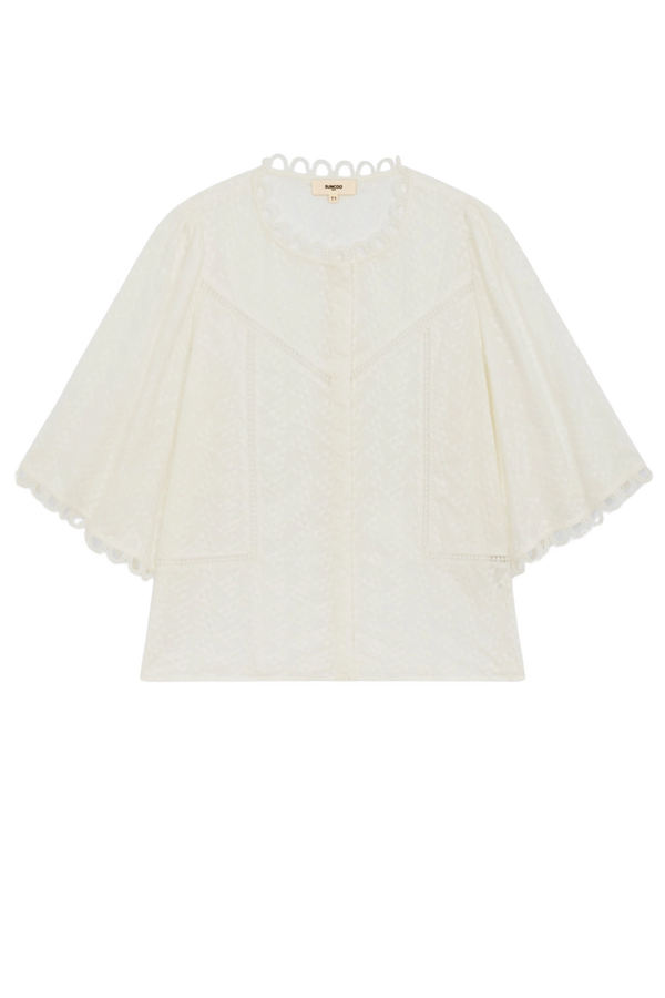 Leyla Blouse - Blanc Casse