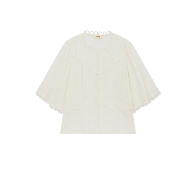Leyla Blouse - Blanc Casse