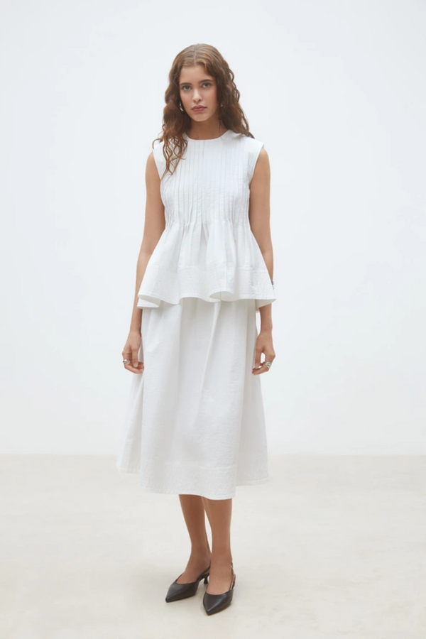 Jupe Faya Skirt - Blanc Casse