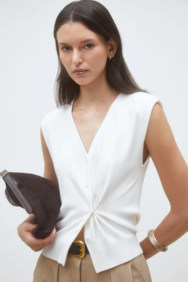 Gilem Gilet - Blanc Casse