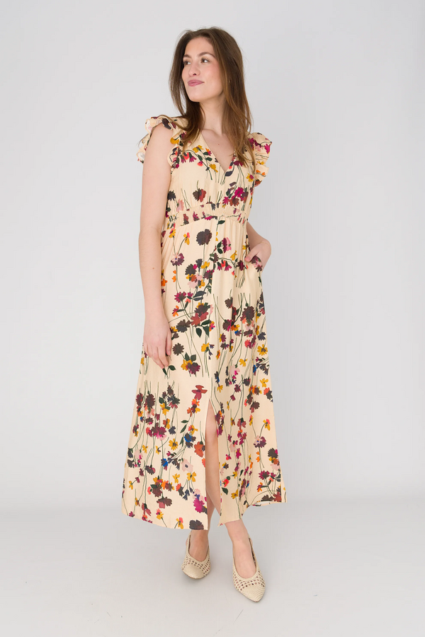 Maxi Jurk - Sand Dessin