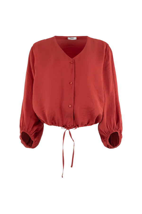 Blouse - Brick