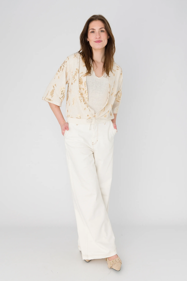 Blouse - Cream Solid