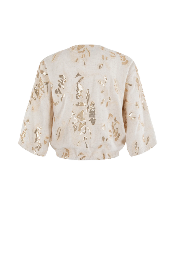 Blouse - Cream Solid