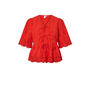 Cornelia 2/4 Tie Top - Fiery Red