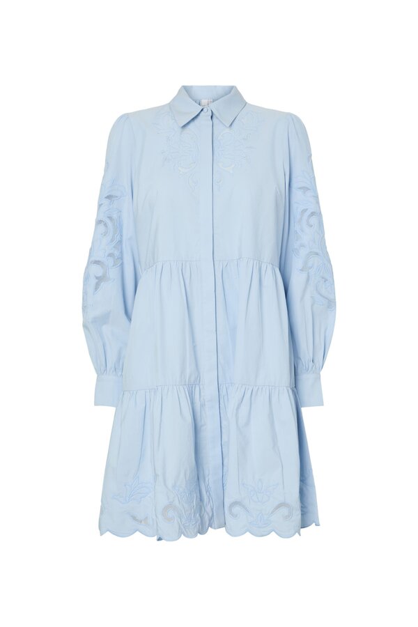 Zimia LS Shirt Dress - Skyway