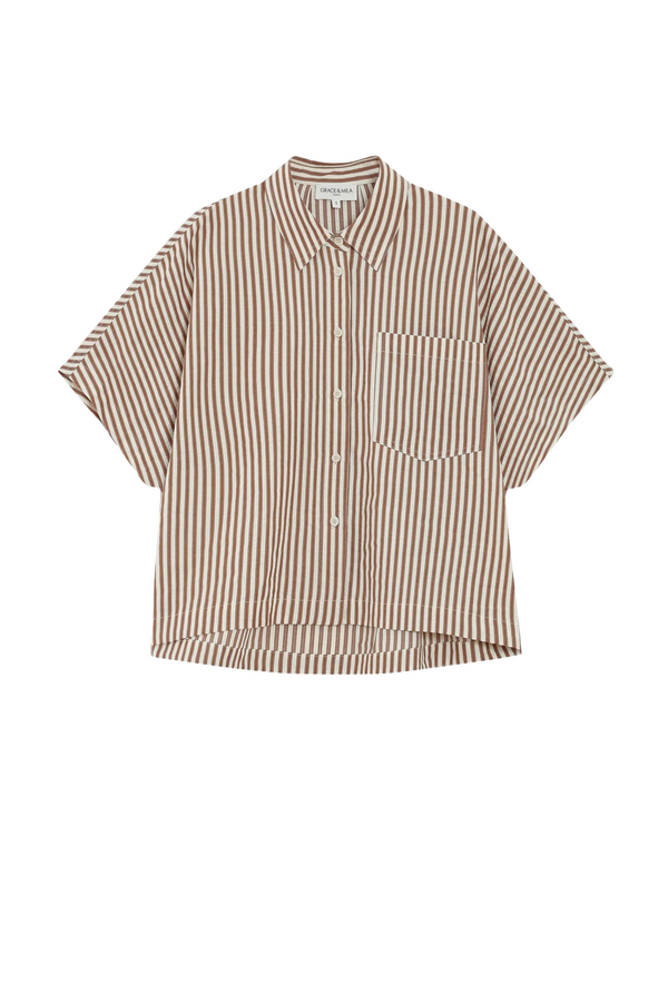 Vercia Blouse - Mocha