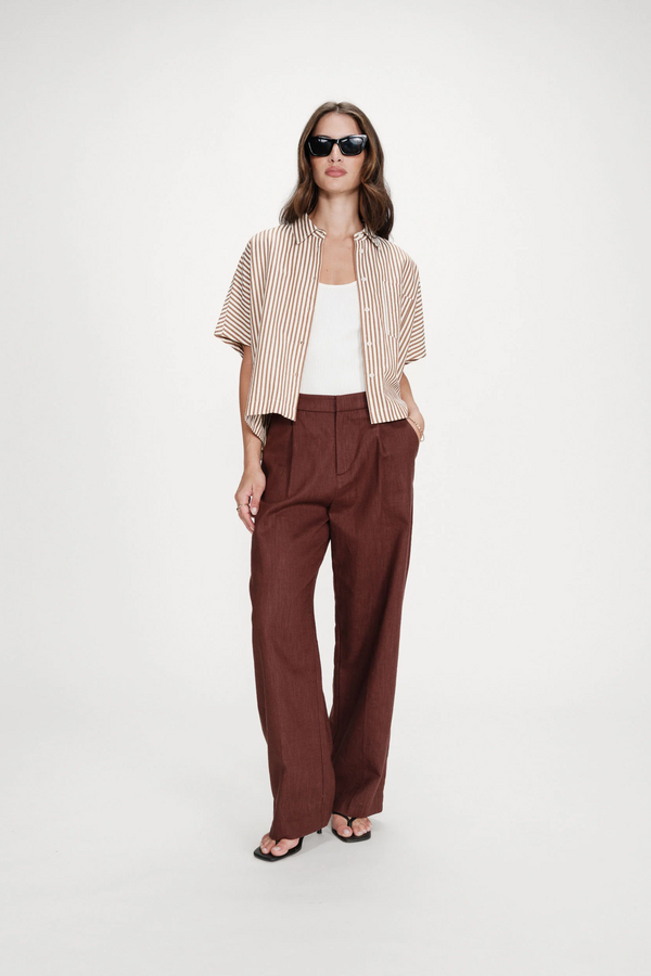 Vercia Blouse - Mocha