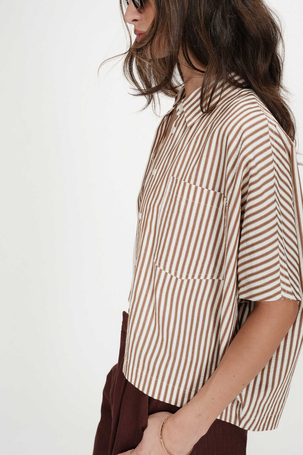 Vercia Blouse - Mocha
