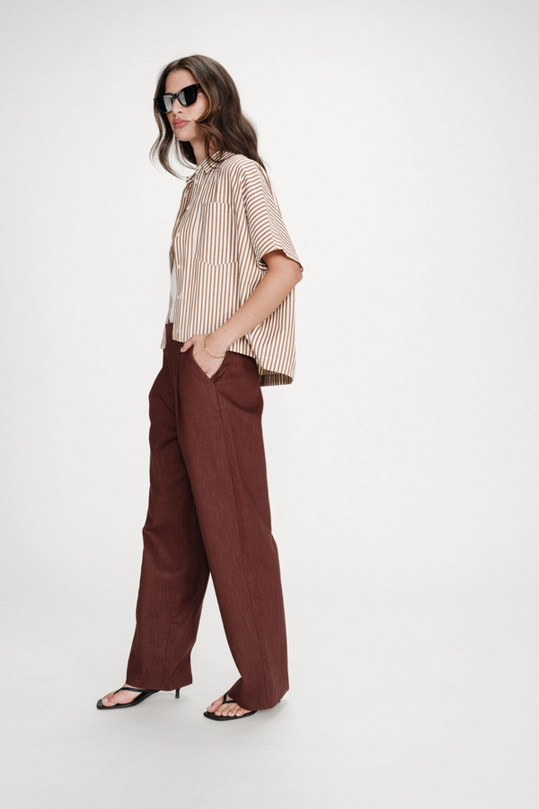 Vercia Blouse - Mocha