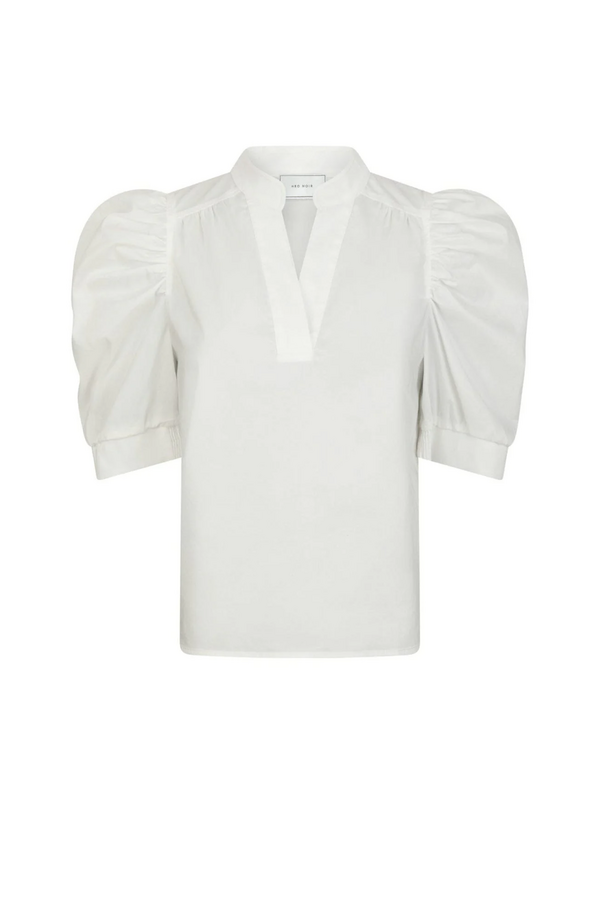 Roella Poplin Blouse - White