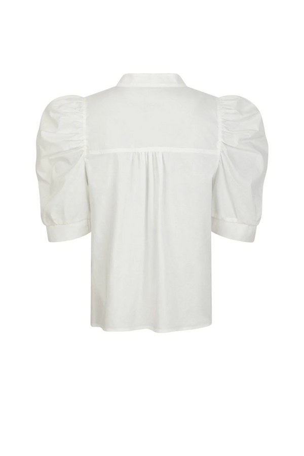 Roella Poplin Blouse - White