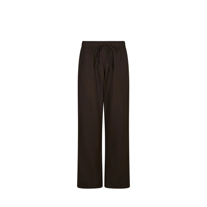 Sonar Linen Pants - Dark Brown