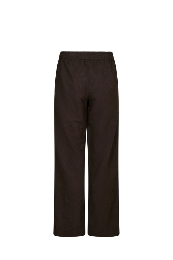 Sonar Linen Pants - Dark Brown