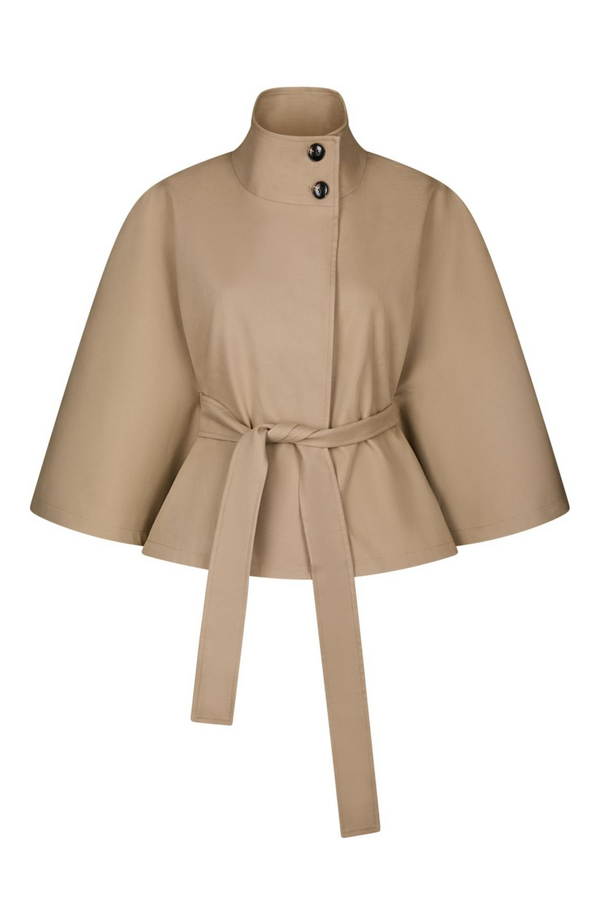 Zanna Trench Cape - Sand