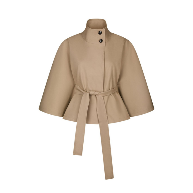 Zanna Trench Cape - Sand