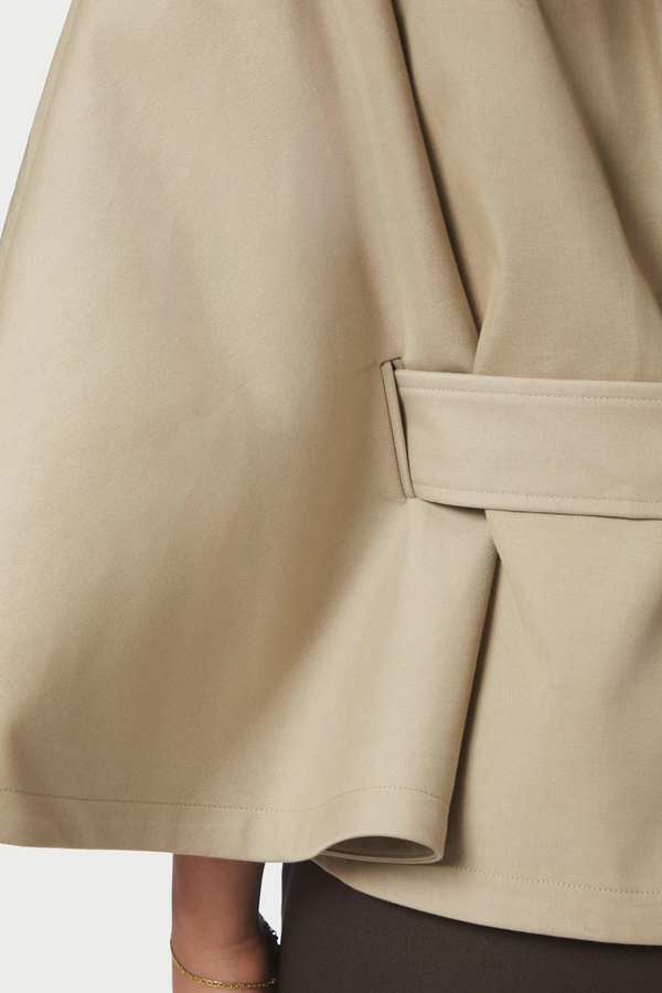 Zanna Trench Cape - Sand