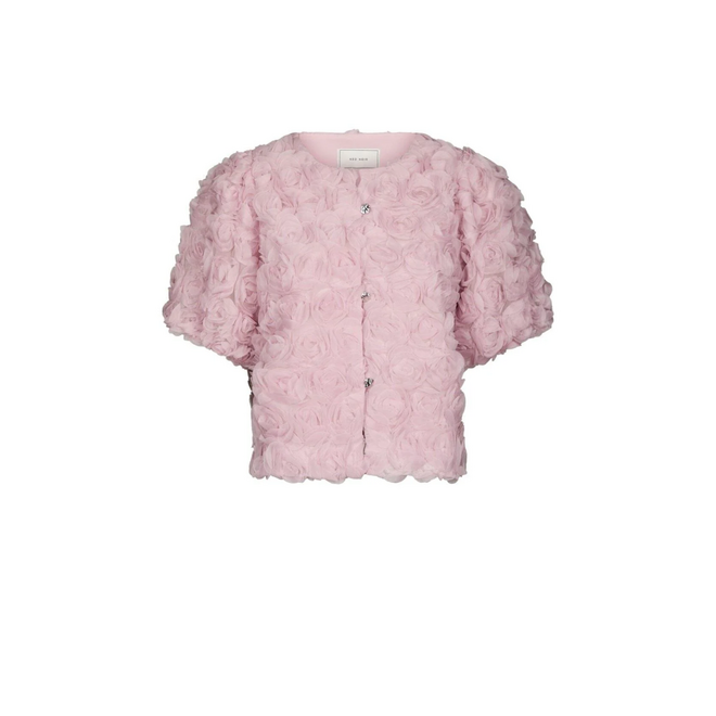 Aisa Flower Blouse - Rose