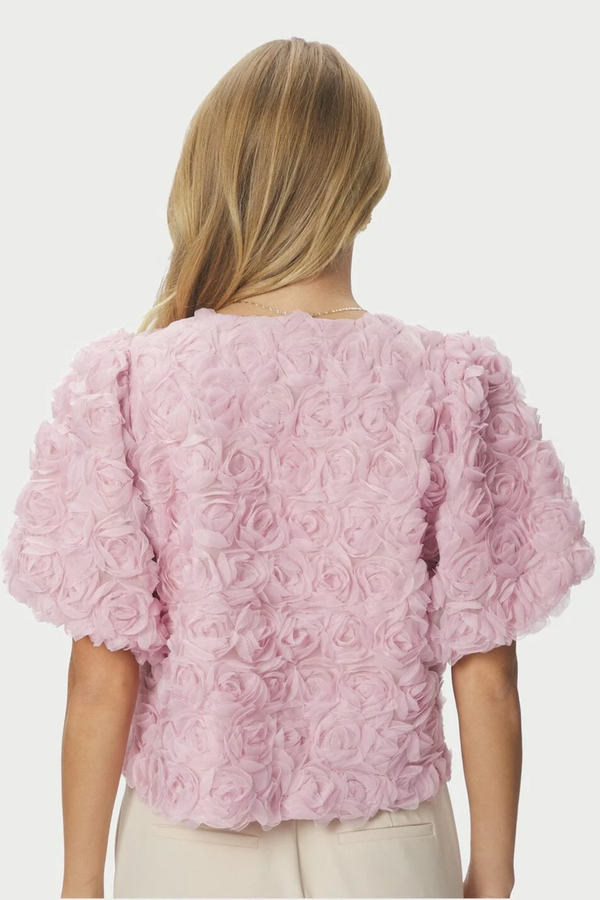 Aisa Flower Blouse - Rose