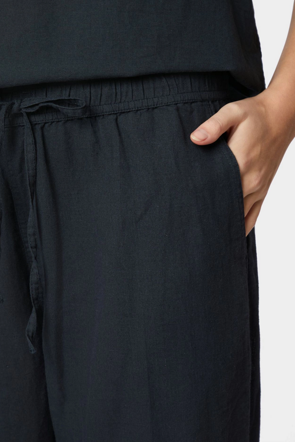 Sonar Linen Pants - Navy