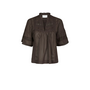 Siama Voile Blouse - Dark Brown