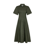 Baia Poplin Dress - Army