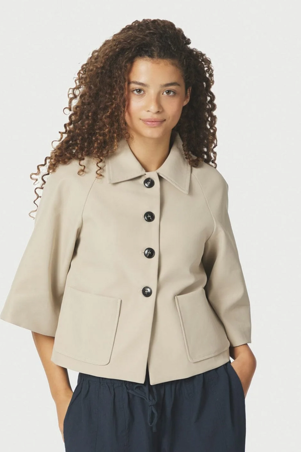Rosemma Trench Mini Jacket - Beige