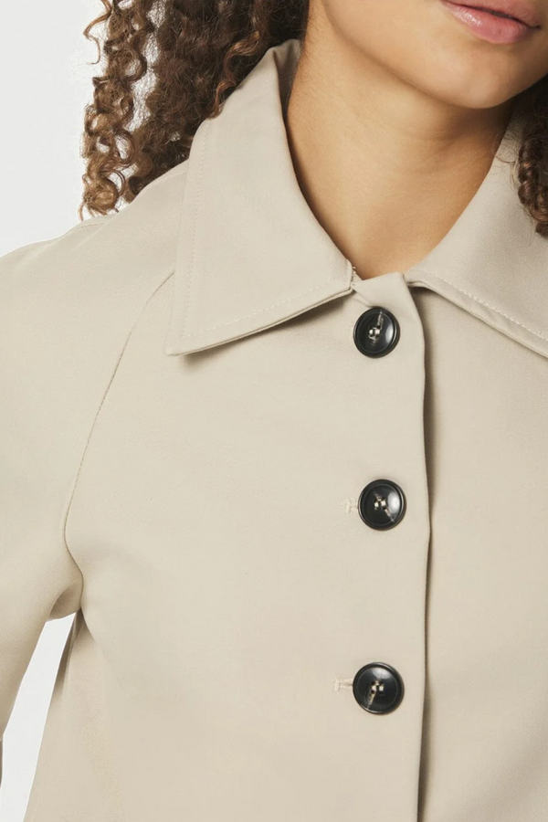 Rosemma Trench Mini Jacket - Beige