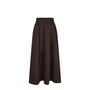 Poplin Skirt - Dark Chocolate
