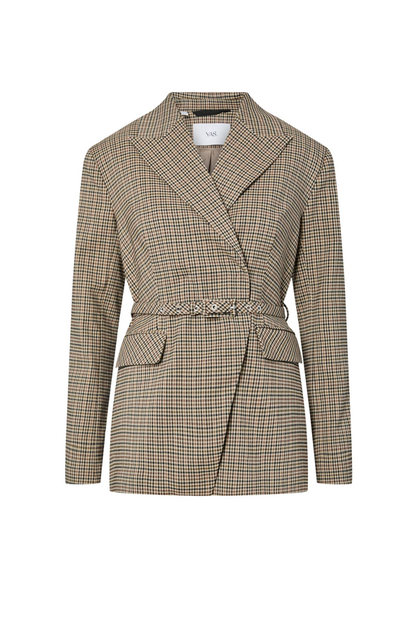 Fira LS Blazer - Black/W. Checks