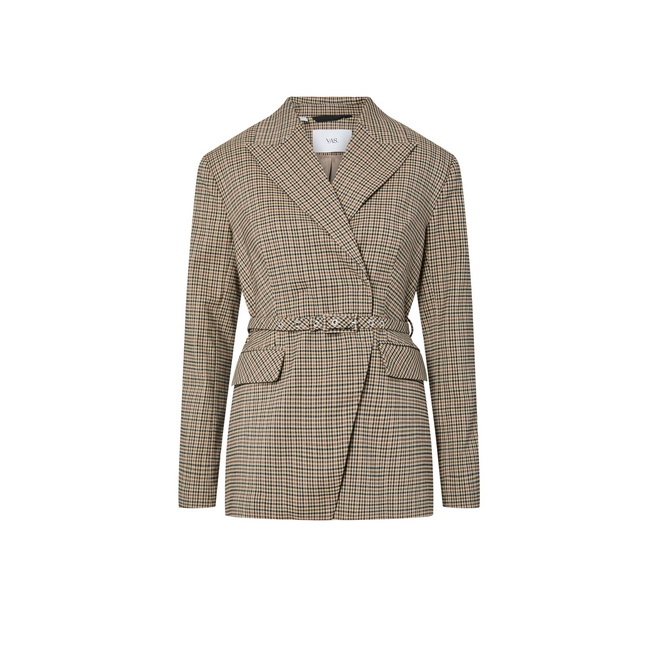 Fira LS Blazer - Black/W. Checks