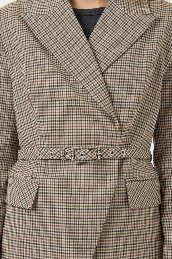 Fira LS Blazer - Black/W. Checks