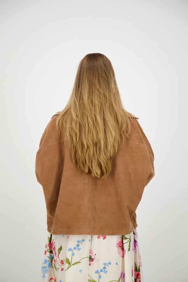 Clara Coat Suede - Mousse