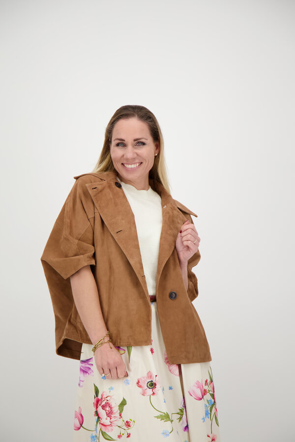 Clara Coat Suede - Mousse