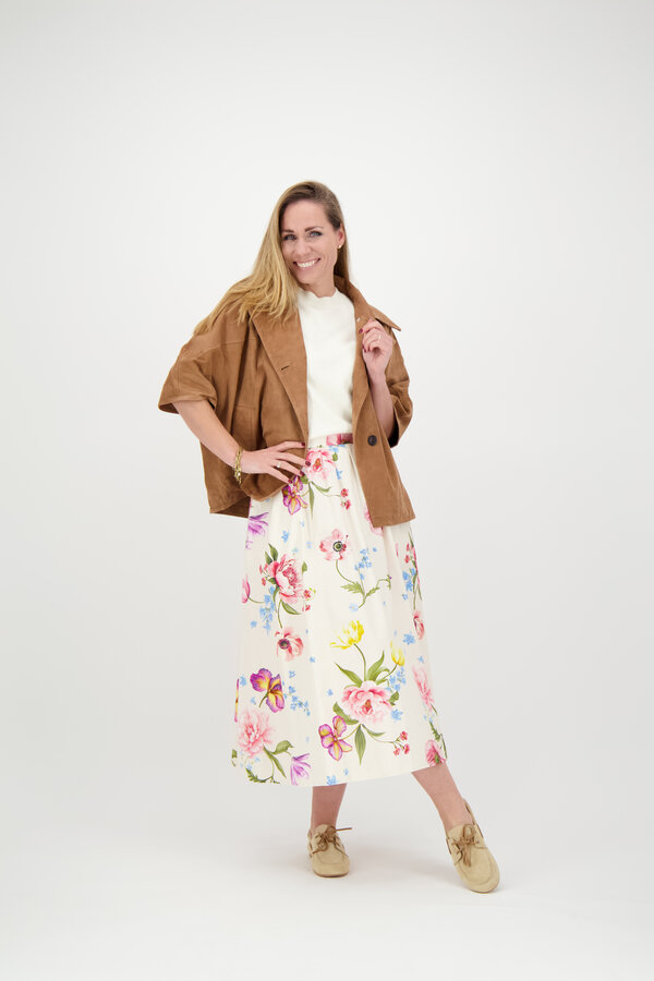 Clara Coat Suede - Mousse