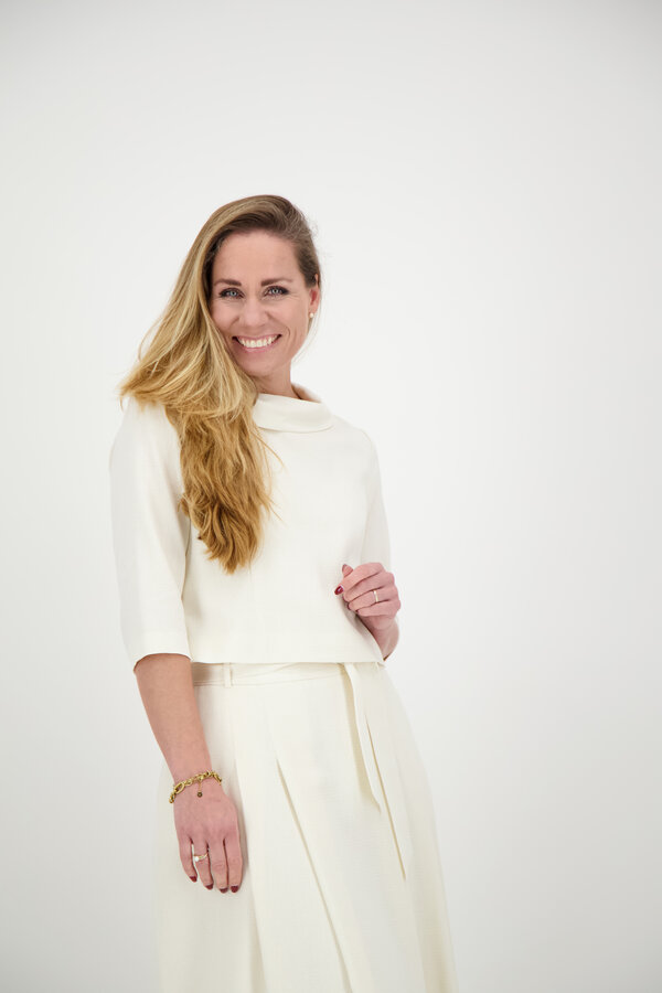 Therese Blouse - Off White/Goud