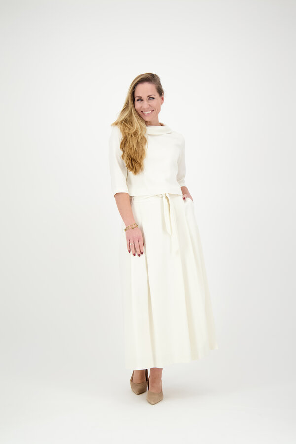 Therese Blouse - Off White/Goud