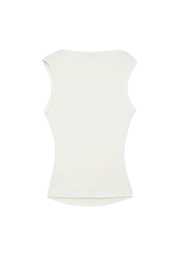 Valley Draped Top - Ivory