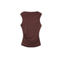 Valley Draped Top - Chocolat