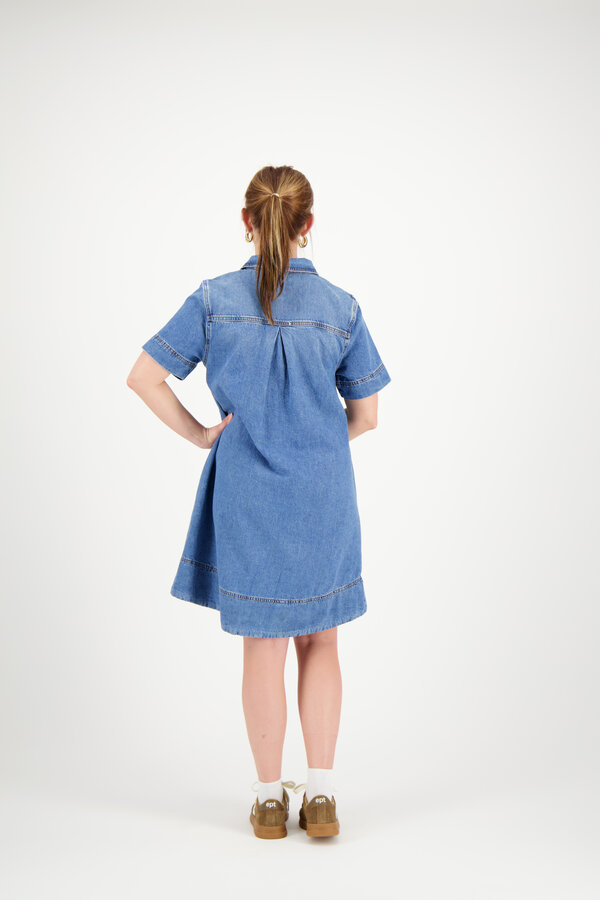 Turo Alena 2/4 Dress - Mid Blue Wash