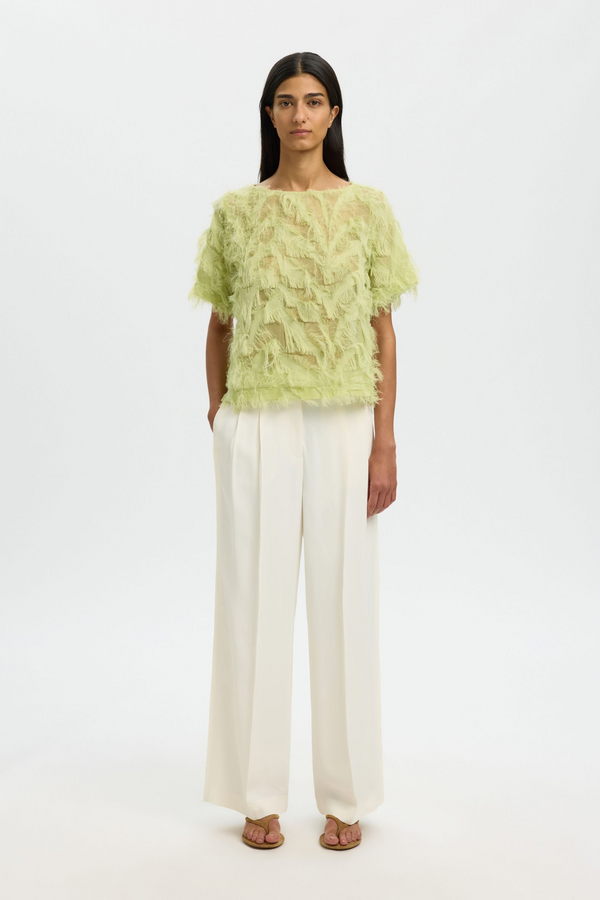 Myline Boat Neck Top - Lint