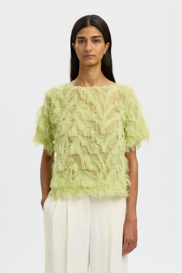 Myline Boat Neck Top - Lint